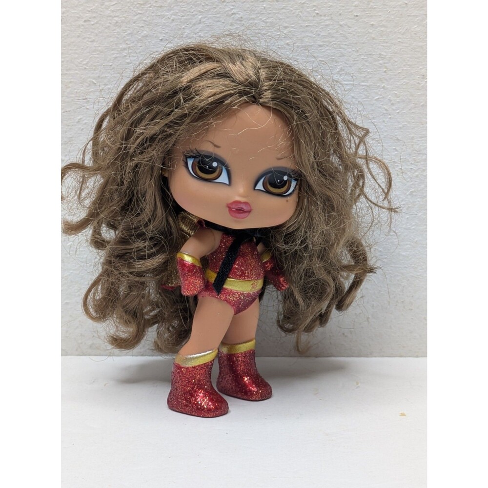 BRATZ Babyz Super Hero Yasmin Doll 5" Doll Sparkly Red Costume HTF Y2K Baby